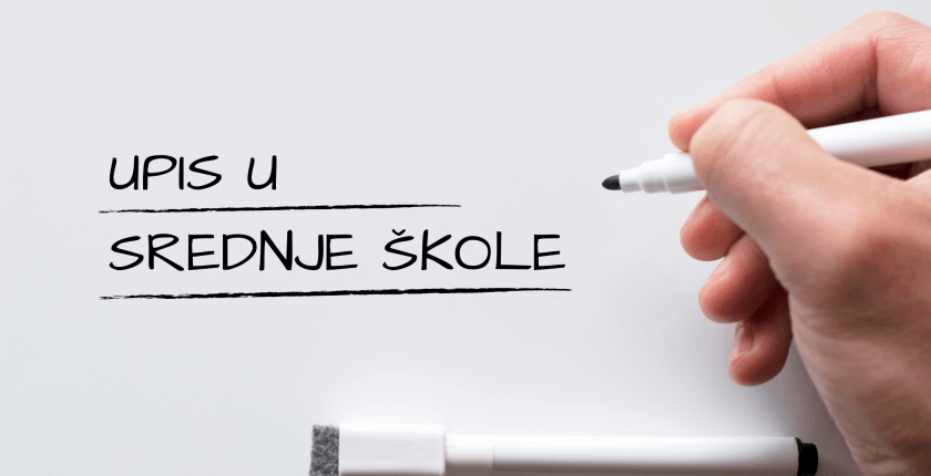 Obavijest o postupku upisa učenika 8. razreda u 1. razred srednje škole
