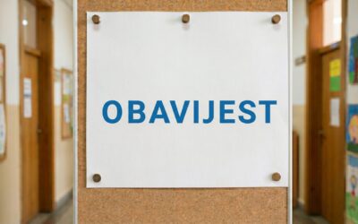 Podsjetnik za potpisivanje upisnice u 1. razred