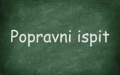 Obavijest o održavanju popravnog ispita iz kemije